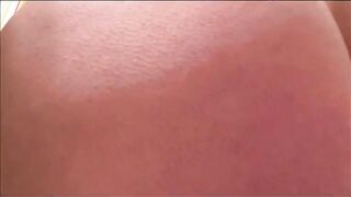 Dirty big booty lady farting and shitting