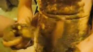 Scat real horny wife