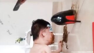 Japanese hot scat shitter