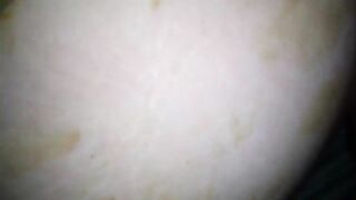 Scat fuck with shit filled condom- Closeup