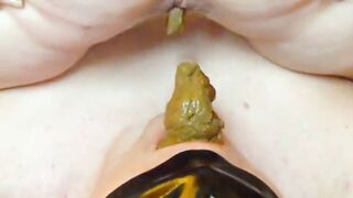 Handsome masked dude eating shit