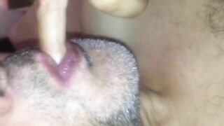 Tasty finger in the ass