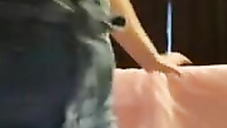 Beautiful messy shit in the jeans