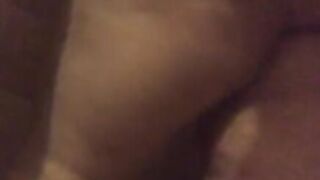 BBW lady shitting in the shower