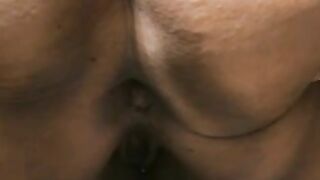 Lovely round big ass milf shitting