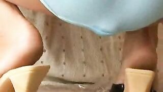 Yummy big booty and panty poop