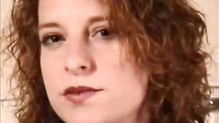 Dirty brunette bitch ass toying solo