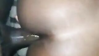 Deep anal fuck with shit