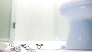 Redhead MILF teasing and pooping in the shower