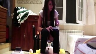 Spanish girls shitting