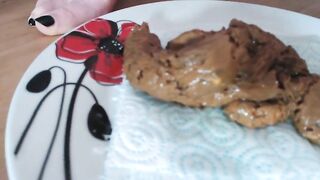 Stunning hot babe and sexy shit dinner