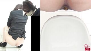 Juicy ass shitting while taking a walk