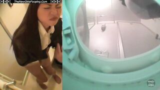 Cute amazing Japanese lady caught leaking beautiful shit