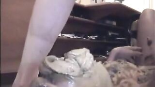 Skinny Thai scat eater