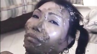 Skinny Thai scat eater