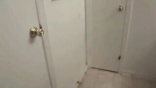 Very hot curvy chick masturbates and poo