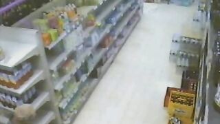 Caught pooping in the supermarket