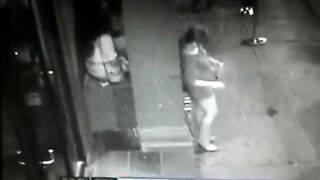 Caught shitting on the road side