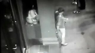 Caught shitting on the road side