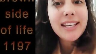 Pretty amateur young wife showing her brown shit