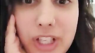 Pretty amateur young wife showing her brown shit