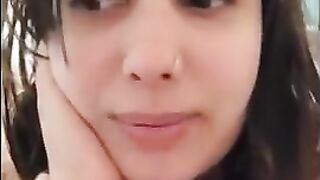 Pretty amateur young wife showing her brown shit