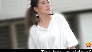 Beautiful Korean girl and sticky shit on cam