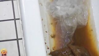 Liquid heavy shit caught on the cam