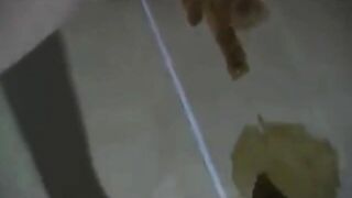 Hot Asian masked bitch poops