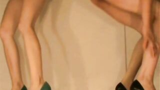 Two stunning Asian gals poop side by side