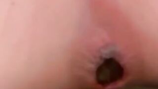 Tight squeeze poop tease