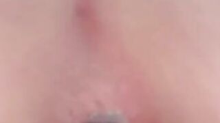 Tight squeeze poop tease