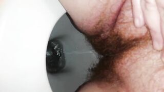Homemade piss and shit closeup