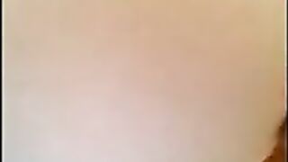 White panty filled with messy shit