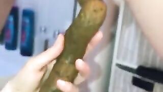 Wife's Huge Turd