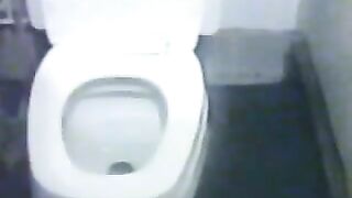 Wine Enema in the toilet