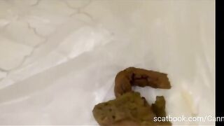 Amazing round dark ass teasing and pooping