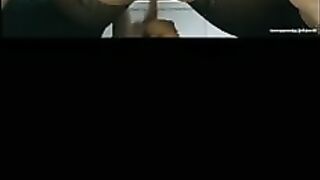 Horny brunette lady caught shitting