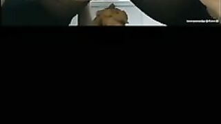 Horny brunette lady caught shitting