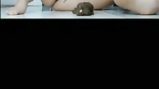 Lovely juicy ass lady and hot shitty turd