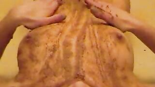 Young Scat Slut Brown Shower Show