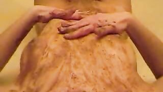 Young Scat Slut Brown Shower Show