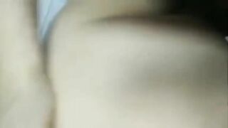 Lovely amateur girlfriend banged by huge black cock