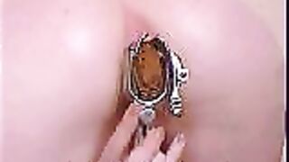 Hot gaing asshole closeup