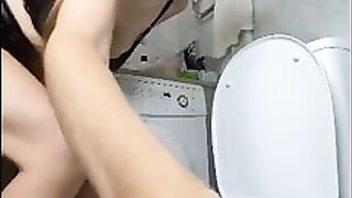 Dropping hot shit in the laundary room