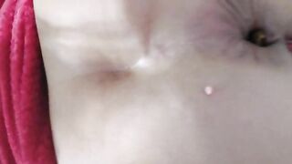 Crazy hot ass bitch and shit closeup