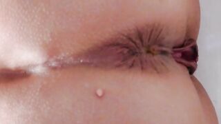 Crazy hot ass bitch and shit closeup