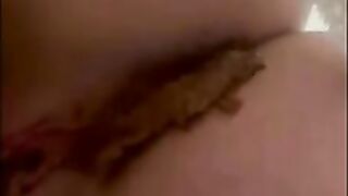 Slutty scat eating pig