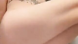 Sexy lady showing her horny shit