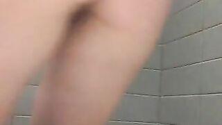 Round big ass and pooping asshole closeup